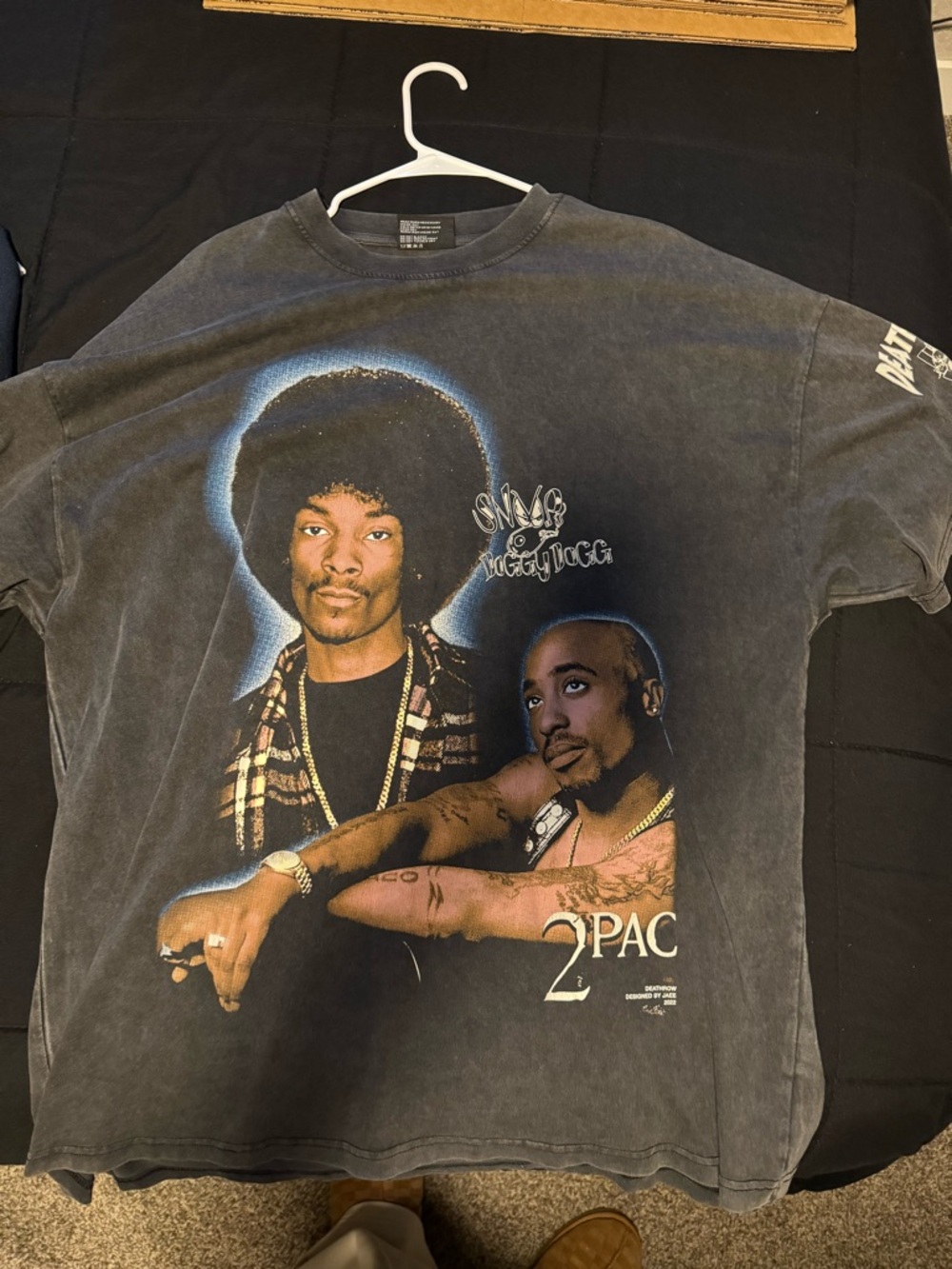 2PAC Graphic Short-Sleeve Tee - Vintage Black